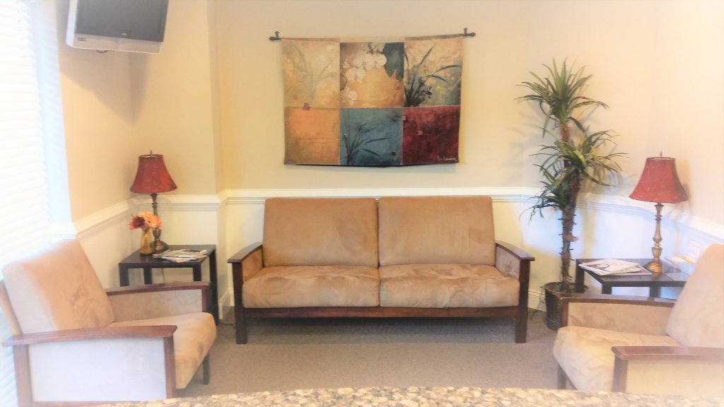 comfortable waiting room