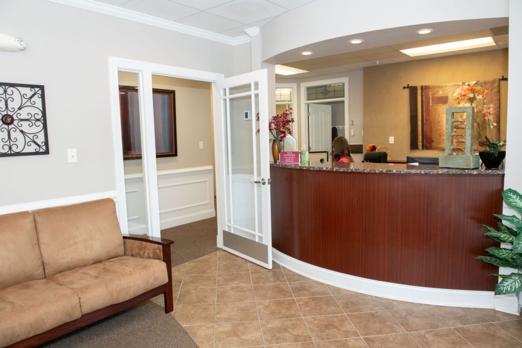 West End Dental Waiting Area and Front Desk
